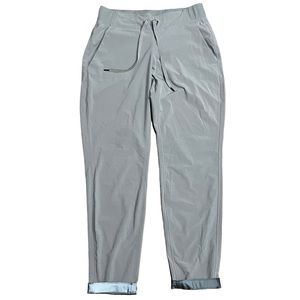 Athleta midtown ankle pant pull on stretchy joggers gray women’s 0 / XS